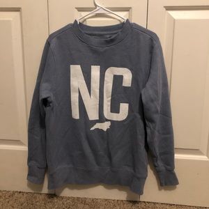 NC light navy sweatshirt